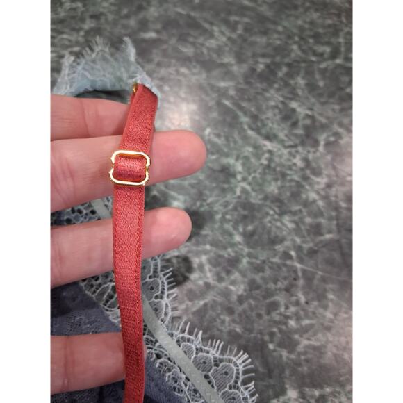 Victoria's Secret XS lace purple bralette eyelash wireless coquette feminine - Picture 3 of 8